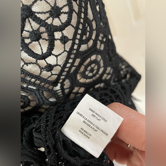 Black lace top from Anthropologie - Picture 4 of 6